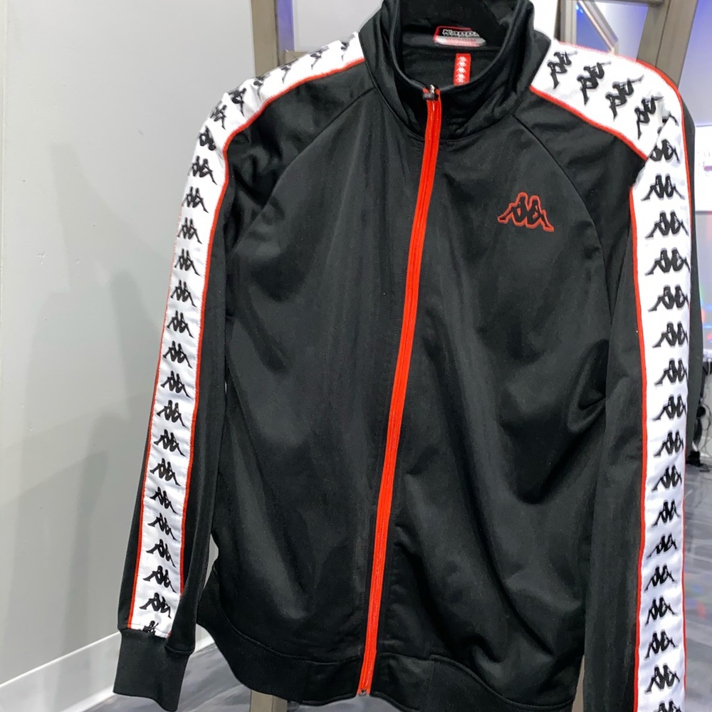 KAPPA BLACK TRACK JACKET